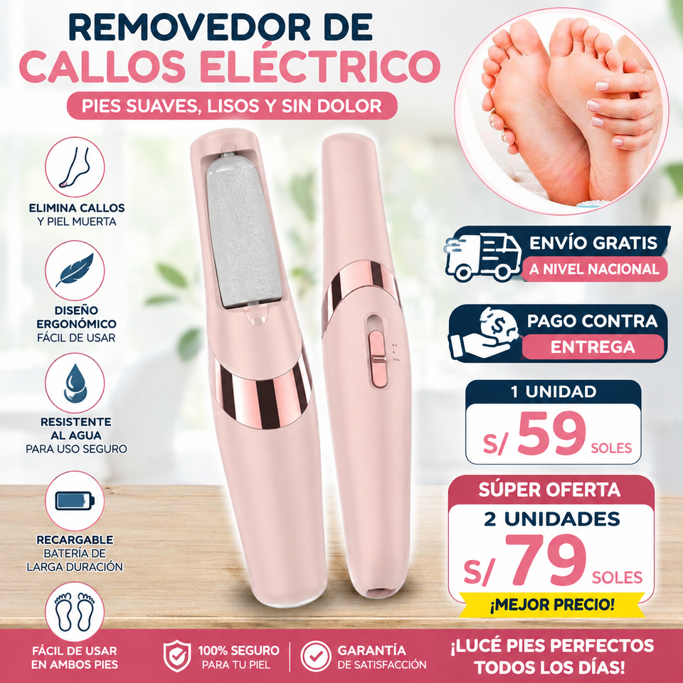 REMOVEDOR DE CALLOS ELECTRICO ✨