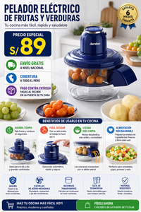 Pelador de Frutas y Verduras 🥕🍎